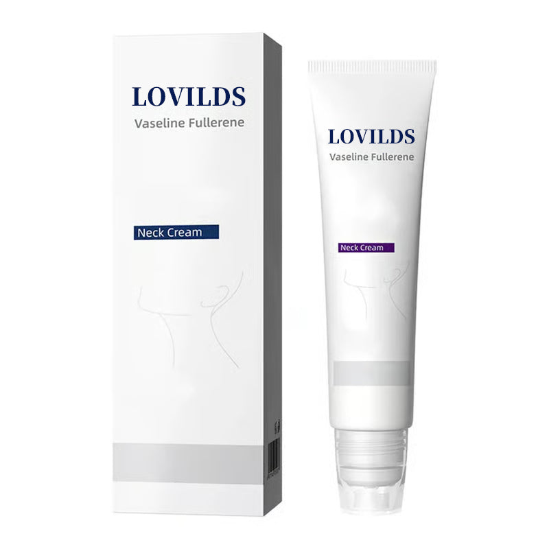 Roller Massage Neck Cream 🧴 Collagen & Hyaluronic Acid | Firms Neck, Reduces Wrinkles & Double Chin