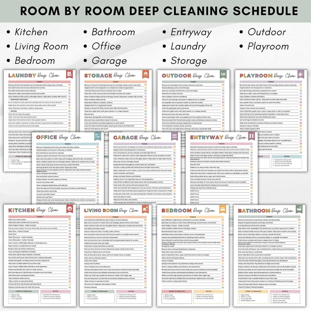 Last Day 49% OFF🔥🔥ADHD Cleaning & Organizing Toolkit - Chore Planner✔