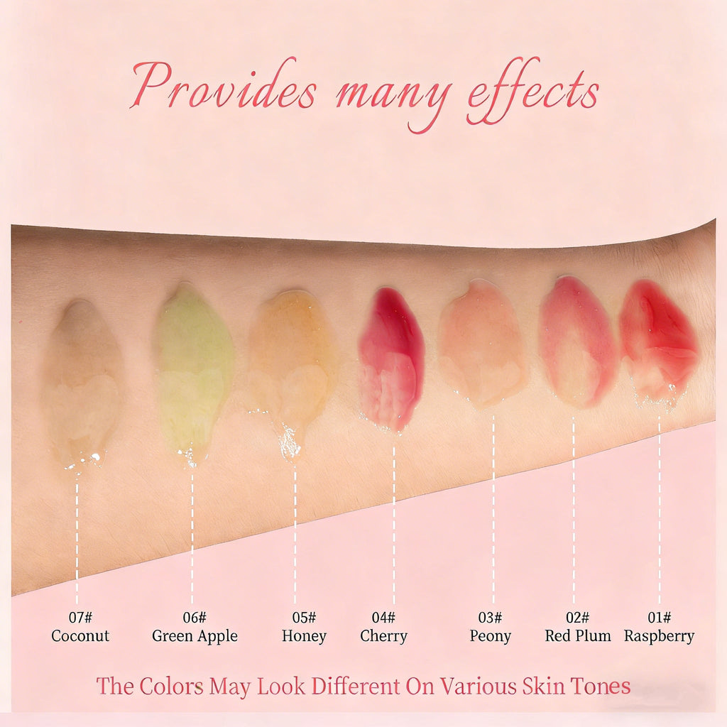【🔥Final 3 hours 50% off🔥 】:Korean Lip Oil + Lip Stain-Shiny Mirror Finish, Non-stick Cup Long Lasting