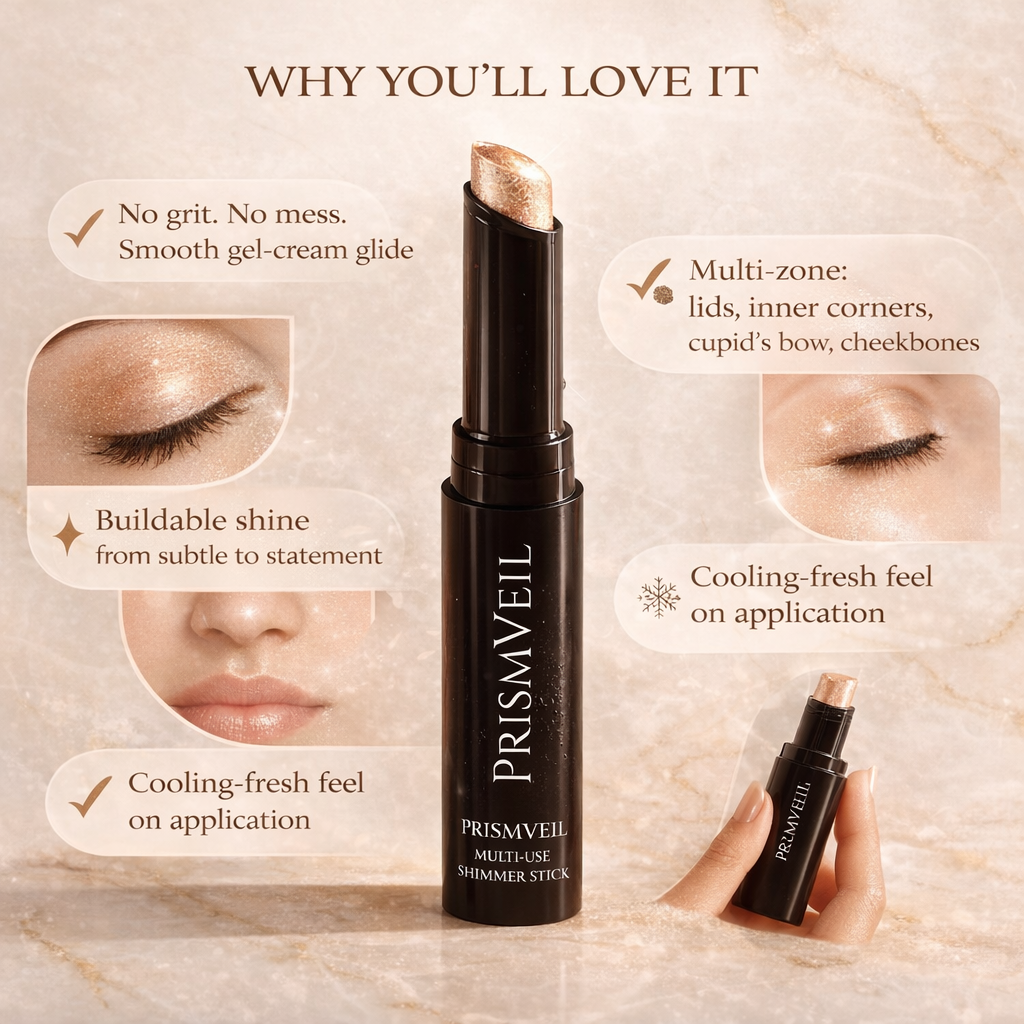 【🔥Final 3 hours 60% off】:PrismVeil™ Multi-Use Shimmer Stick