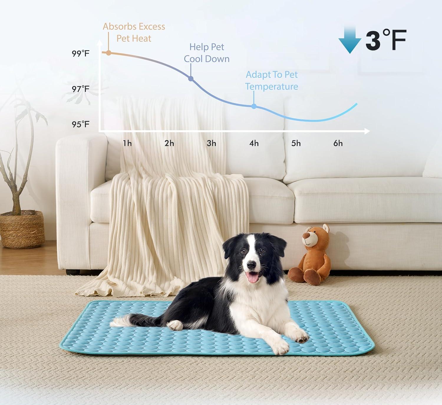 🔥Summer Hot Sale🧊Dog Cooling Mat (4x more effective)